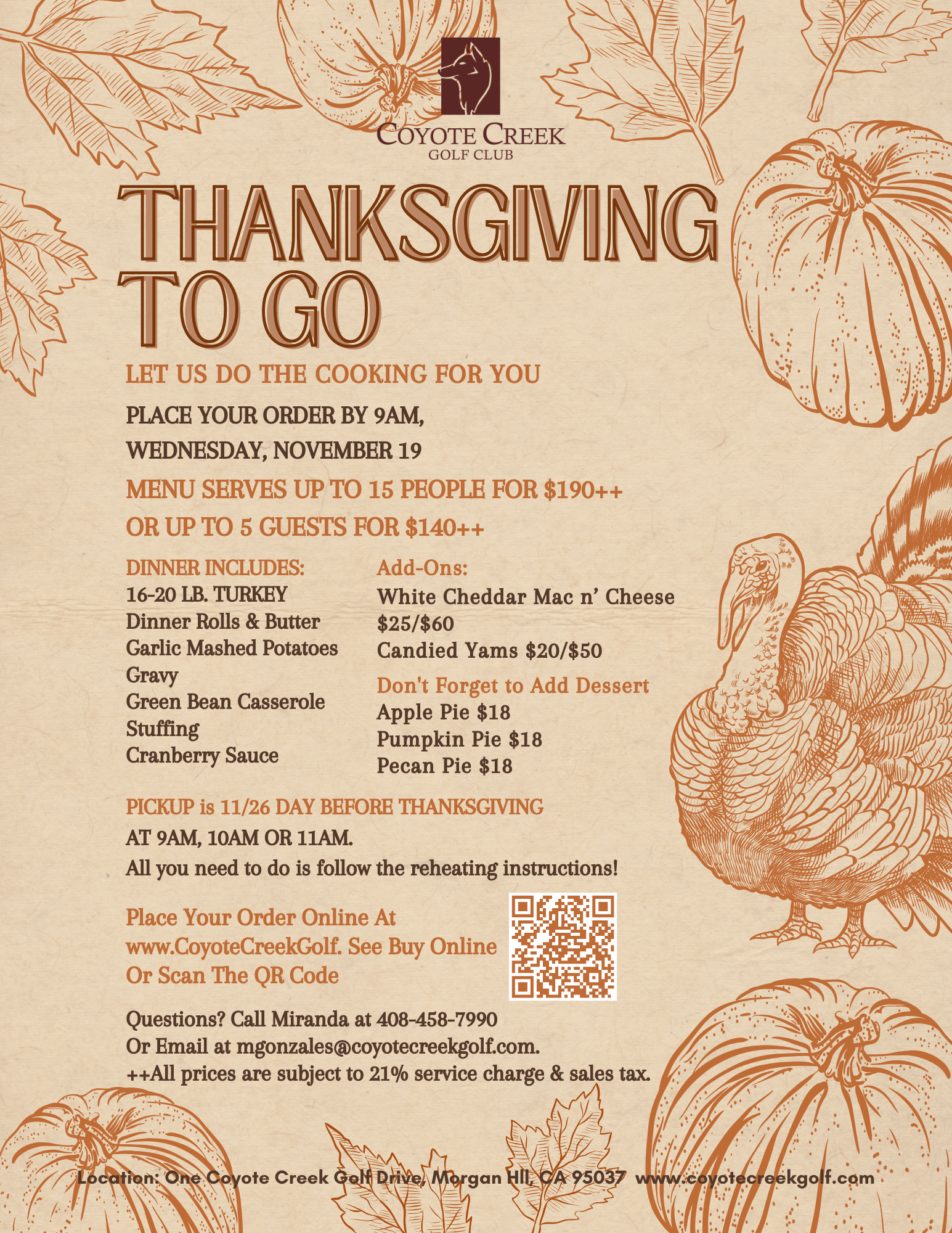 upcoming events – coyote creek golf club