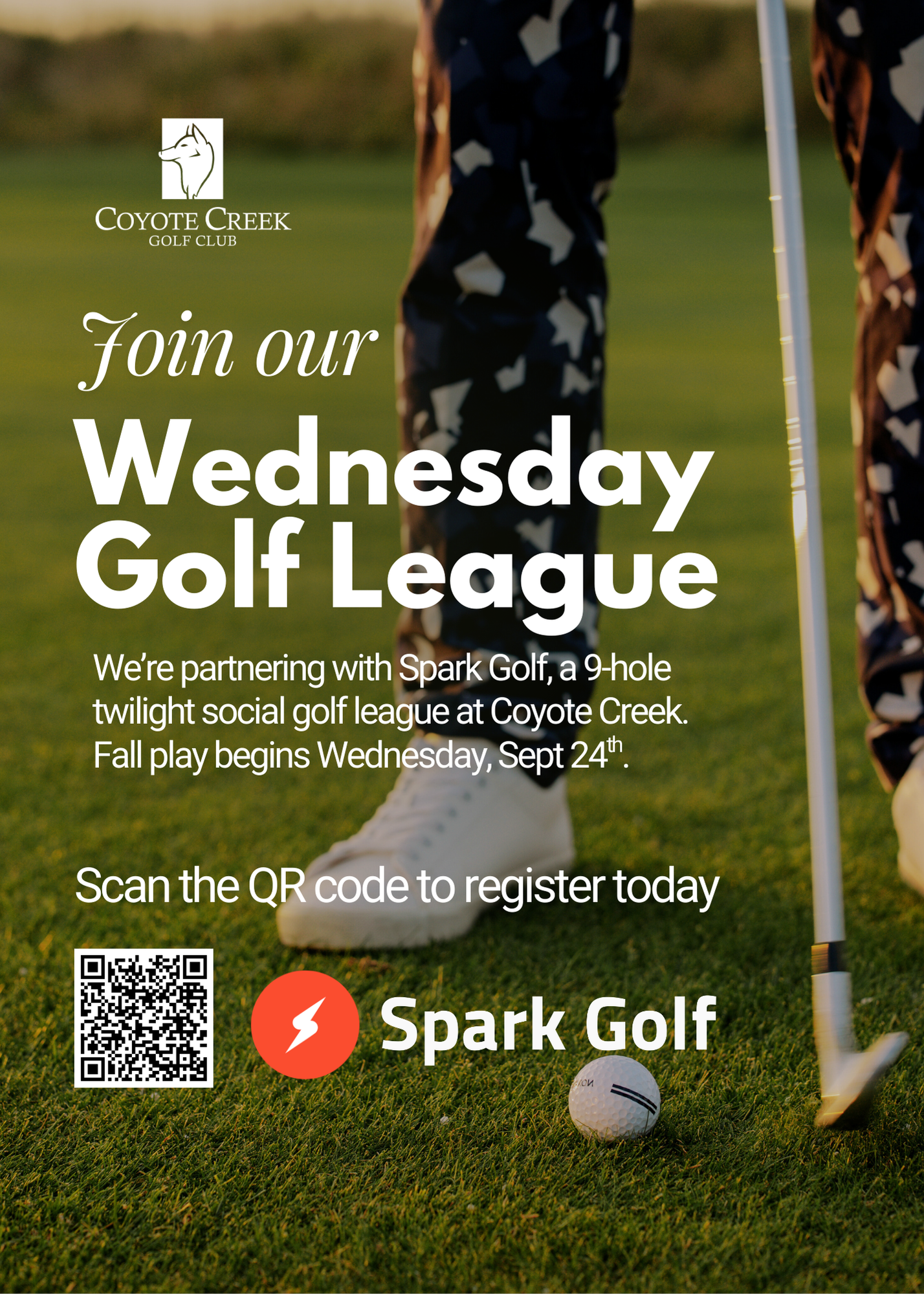wednesday twilight leagues at coyote creek golf club in morgan hill, ca
